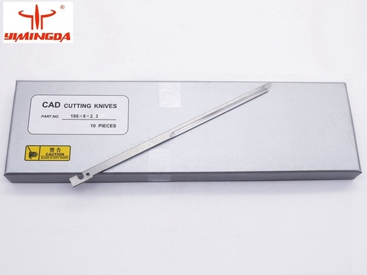 Lâmina de corte automático de liga de aço 186*8*2,3 mm para cortador Shima Seiki/Yin