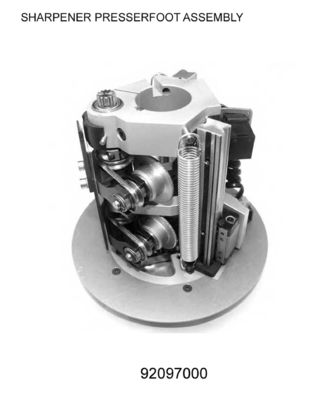 Parte n.o 59486001 Rolamento, linear, W/Rod, S-93-7 Paragon XLC7000 Z7 partes de cortador