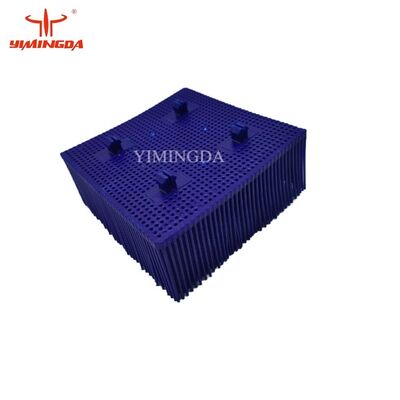 Número da peça 92911003 Cerdas 1,6" Nylon - Pé Quadrado Cor Azul Para Máquina de Corte Automático